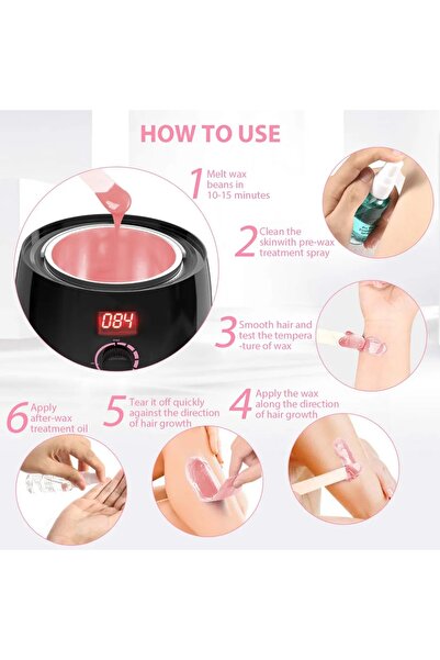 Generic High Quality Mini Wax Warmer Heater Temperature Controlled Hot Depilatory Wax Machine Makeup Tool