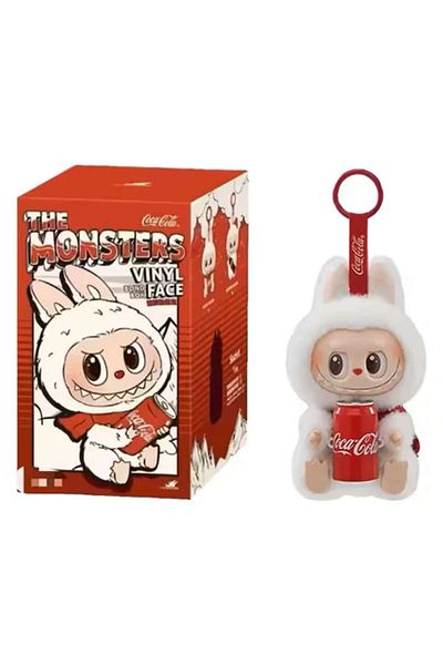 victiny Figurina LaBubu – personaj Happy Factor (alb), Colectia Coca Cola
