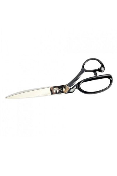 premax Tailor's scissors made of nickel-plated C50 carbon steel, unequal handles, with patented P clamping screw