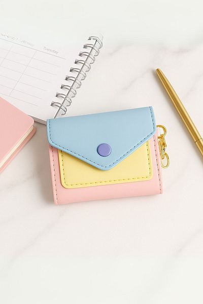Ecrou Handbag Garnished Envelope Model Powder