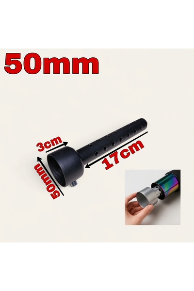 Handmade 50 mm Vidalı Egzoz Susturucu | DB Killer Egzoz Sessizleştirici Aparat