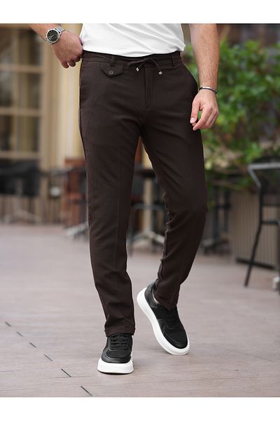 BASEL.CO Iron-Free Slim Fit Seersucker Jogger