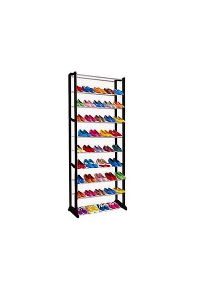 Rovitech Shoe storage rack, capacity 30 pairs of shoes, black