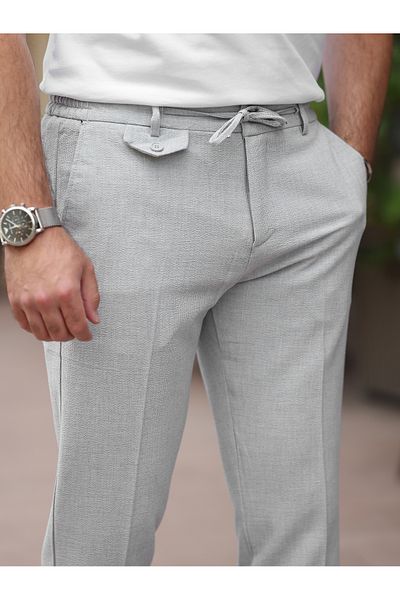 BASEL.CO Iron-Free Slim Fit Seersucker Jogger
