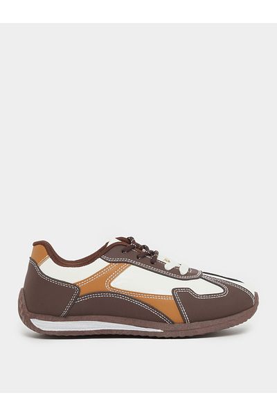 Styli Color Block Lace Up Sneakers