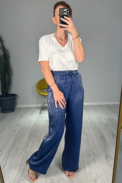 lady special Leopar Bol Paça Pantolon