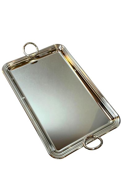 aljahwari Large Nickel Silver Round Single Hand Presentation Boom
