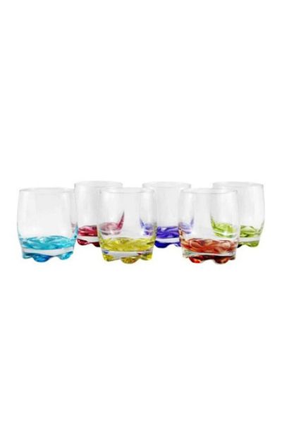 LAV Set of 6 Lav Adora Coral 15 whiskey glasses, 290 ml