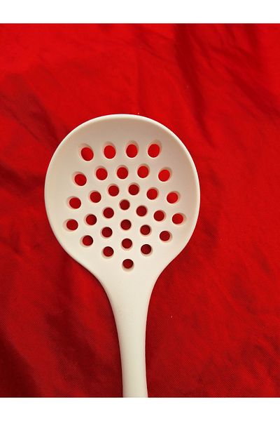 EMPA A V M Ivory Fireproof Non-Stick Silicone Frying Colander