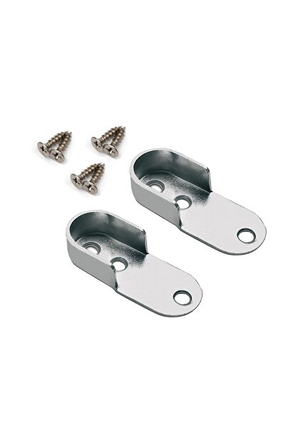 GTV Bară de susținere pentru suporturi ovale laterale cromate