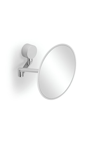 OMG Ultra Flat Banyo Makyaj Aynası, Çift Kollu,Büyüteçli,5x - Krom