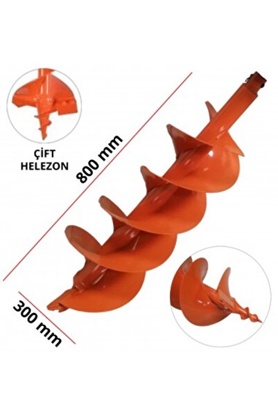 GARDENPRO Garden Pro Çift Helezonlu Toprak Burgu Ucu 300 mm