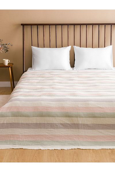 LC Waikiki Mixed Double Cotton Bedspread