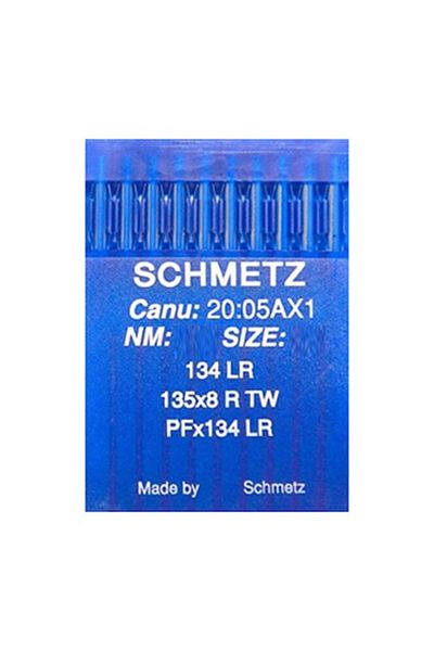 SCHMETZ Set 10 needles for industrial sewing machines, SCHMETZ 134, size 120, pointed LR - for leather