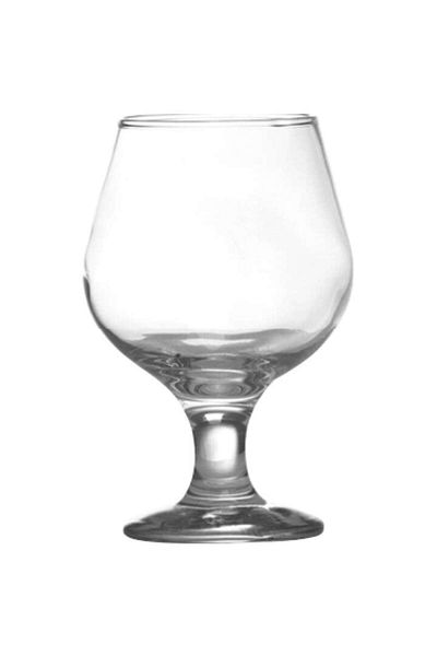 Uniglass Set of 6 Uniglass Kouros Cognac Stemmed Glasses, 240 ml
