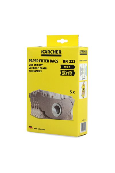 Karcher 5-Piece Paper Filter Bag Beige