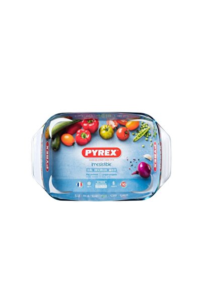 Pyrex Rectangular Heat-Resistant Glass Dish 3.8 L, Pyrex