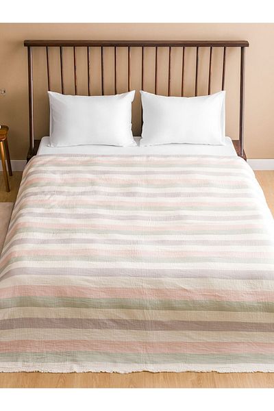 LC Waikiki Mixed Double Cotton Bedspread