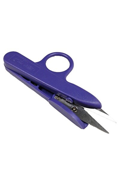 Golden Eagle Finishing scissors with plastic handles, length 10 cm - purple