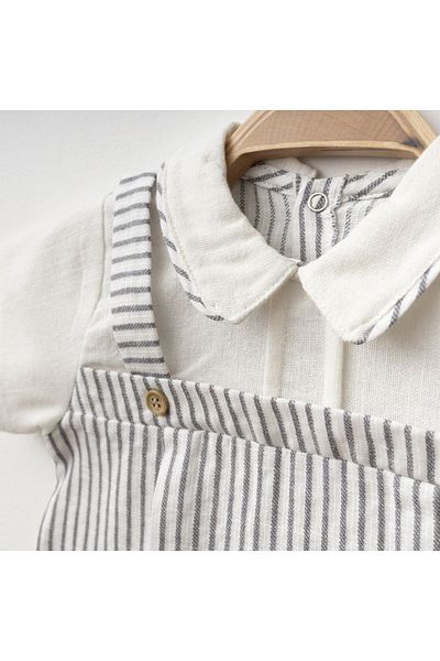 Tly Home Textiles Gray Striped Dress