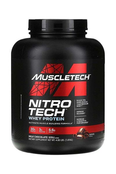 MUSCLETECH MuscleTech NitroTech Whey Protein Ultimate Muscle Building Formula Increase strength & Performance M