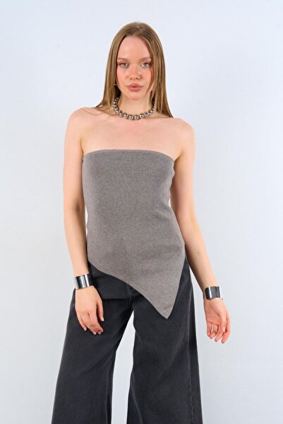 ETİLER COLLECTION Long Sleeve Undershirt - Medium Gray
