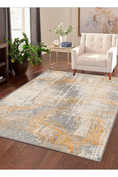 palermo home With digital print, with non-slip base, living room rug, children's room rug.