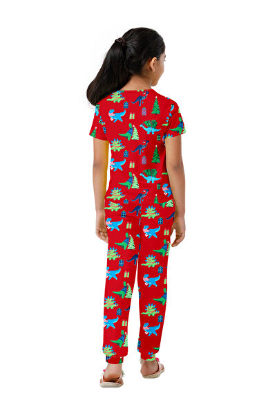 LAUREN SMITH Kids Boys' 100% Cotton Loungewear Set –Trendy Top and Pajama Bottom with Playful Prints