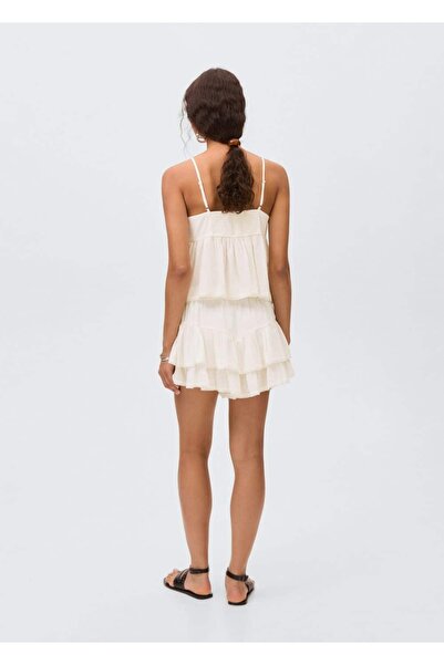 Mango Teen Pants skirt with flounces