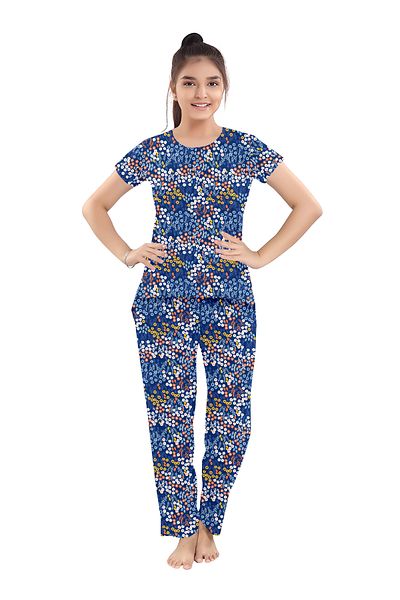 LAUREN SMITH Kids Cotton Loungewear Set – Comfortable Summer T-Shirt & Pajama Bottoms in Cute Prints