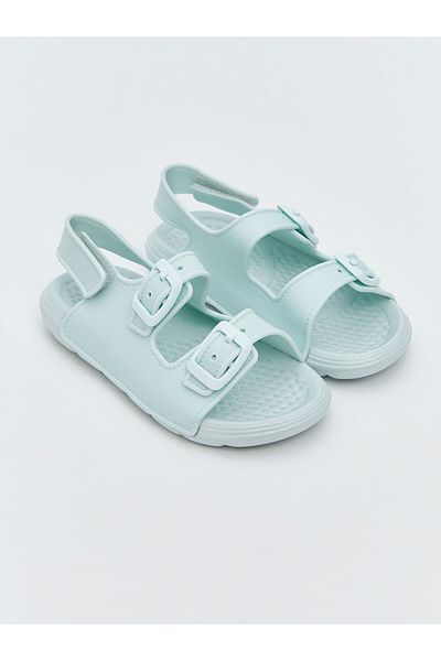 LC Waikiki Ecru Velcro Girls' Sandals
