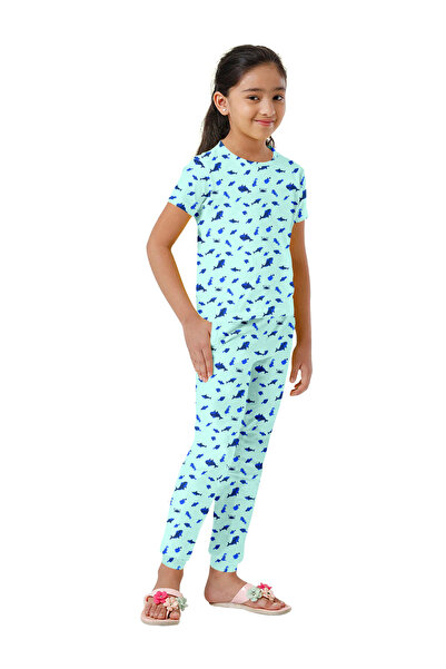 LAUREN SMITH Kids Boys' 100% Cotton Loungewear Set –Trendy Top and Pajama Bottom with Playful Prints