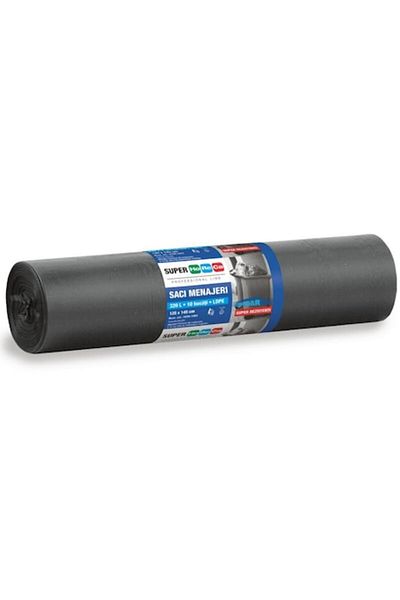 OEM Saci Manager Super Horeca Ldpe Negru, 320 Liters, 10 Bucati