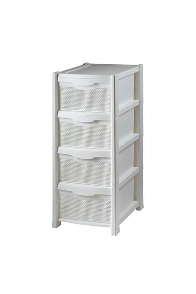 DAR 4 Drawer Pearl Cabinet, Various Colors,