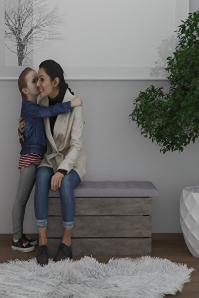 İGEMTASARİM Çok Amaçlı Tabure Antre Ayakkabılık