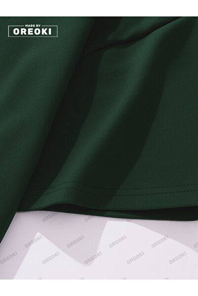 EFFRENATU Jupiter and Little Stars Printed Cotton Unisex Forest Green T-Shirt-Black Shorts Set