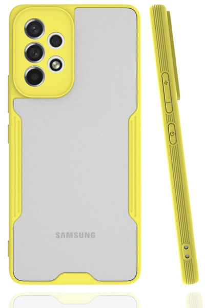 NewFace Samsung Galaxy A33 5g Case Platinum Silicone - Yellow Gelal