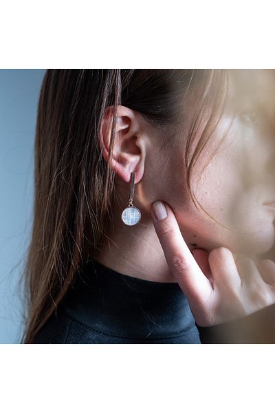 tzachebot Legacy aromatherapy earrings, rose gold, Tzachebot, with diffuser for essential oil or perfume
