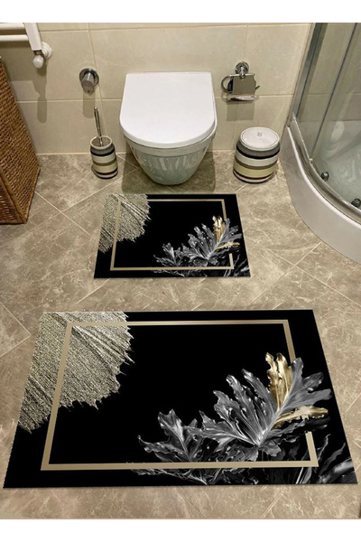 palermo home Set de covorașe de baie, cu bază antiderapantă.2 piese,1buc(60x1...