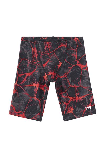 TYR Durafast Elite. ®   Boys' Swimsuit - Synapse (Red)