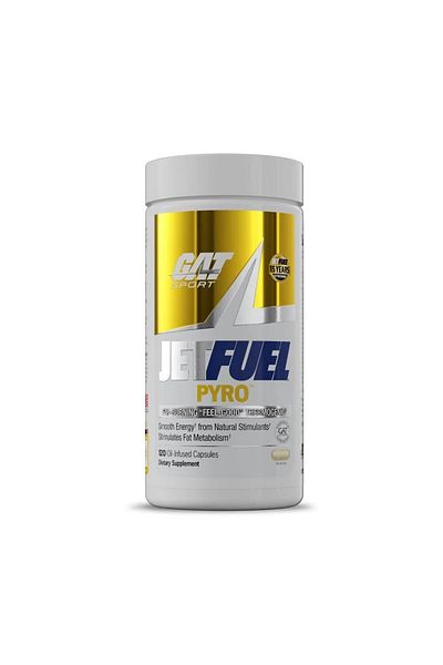 GAT SPORT JetFuel Pyro, Fat Burner, 120 Caps, 40 Servings