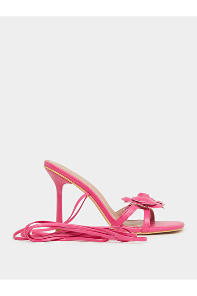Styli Bow Detail Singback Stiletto Heel Sandals