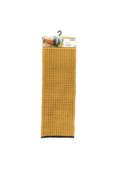 Tendance سجادة حمام كبيرة من القطن بلونين أصفر وأسود