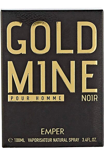 Amber Gold Mine Noir Eau de Toilette for Men, 100ml