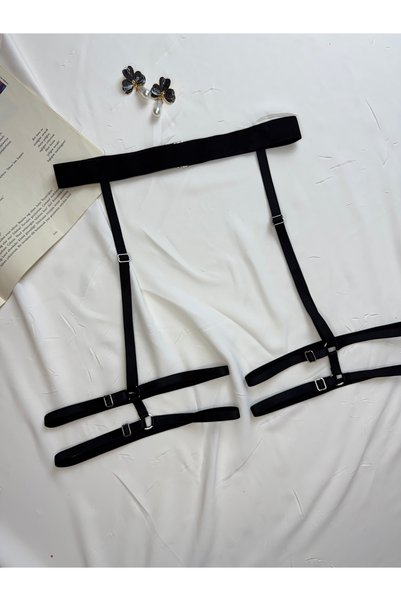 ROZENİN LINGERIE Esnek Kemerli Çift Bacak Bantı