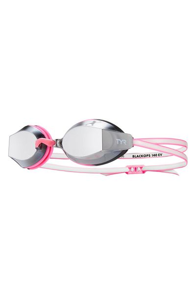 TYR Black Ops Women's Mirrored Racing Glasses (Silver/Pink)