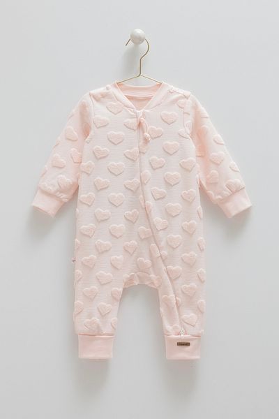 Caramell 1 Tog Baby Children's Sleeping Bag 100% Cotton Heart Patterned