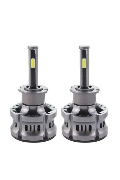 TECHSTAR Set of 2 Techstar® N8 Auto LEDs, H3, 50w, 5500 Lumens, 3000K-8000K, AUTO, 12-24 Volts, COB, Canbus,