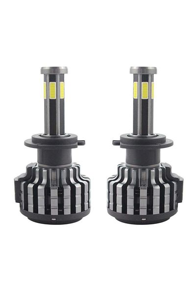 TECHSTAR Set of 2 Auto LED Techstar® F6, H7, 45w, 5000 Lumens, 6500K, AUTO, 12-24 Volts, COB, Canbus