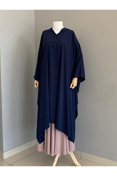 bassell Medine Ipeği Kapüşonlu Panço